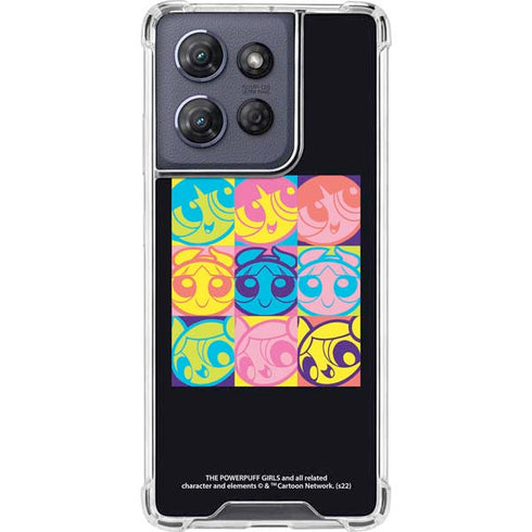 Cartoon Network Powerpuff Girls Neon Moto G Play 5G (2025) Clear Case